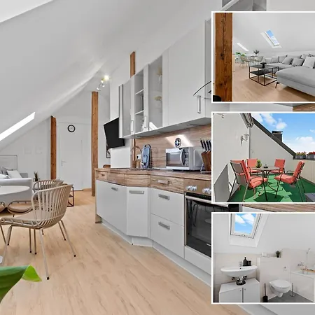 Stilvolle Wohnung: Private Dachterrasse - Zentral شقة *